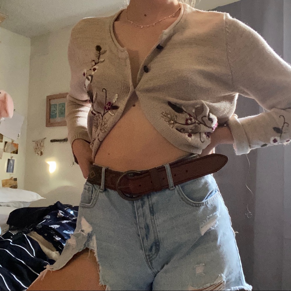 Vintage leather belt